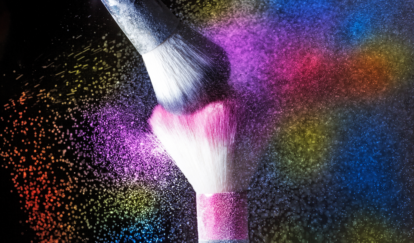 Glitter i håret