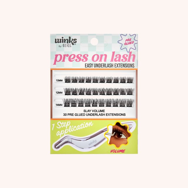 Winks Pre-Glued Press On Underlash Extensions Slay Volume Winks Pre-Glued Press On Underlash Extensions Slay Volume