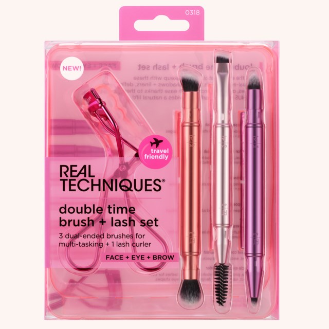 Double Time Retractable Brush Set Double Time Retractable Brush Set