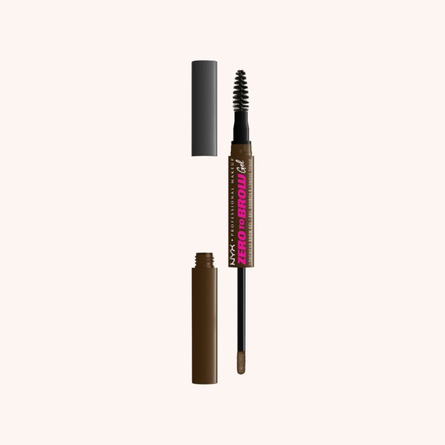 Zero To Brow Longwear Brow Gel 6 Chocolate Zero To Brow Longwear Brow Gel 6 Chocolate