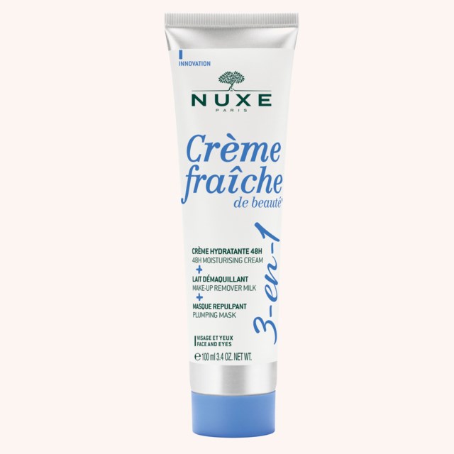 Crème Fraîche De Beauté 3-in-1 48H Moisturising Cream, Make-Up Remover Milk, Plumping Mask 100 ml Crème Fraîche De Beauté 3-in-1 48H Moisturising Cream, Make-Up Remover Milk, Plumping Mask 100 ml