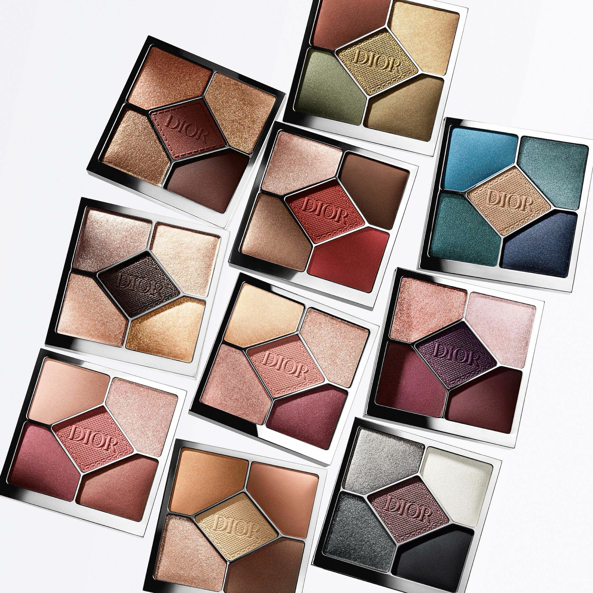 アイシャドウ DIOR DIORSHOW 5 COULEURS 743 ROSE TULLE Dior Rose Tulle (743) 5 Couleurs Couture Eyeshadow Palette