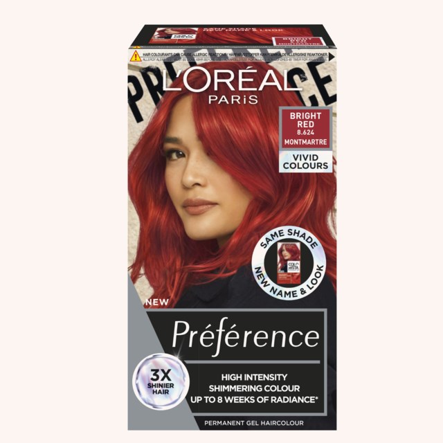 Préférence Vivids 8.624 Bright Red