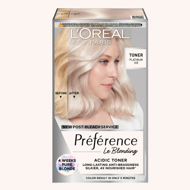 Préférence Blonding 01 Acidic Toners Platinum Ice Préférence Blonding 01 Acidic Toners Platinum Ice