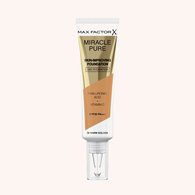 Miracle Pure Skin-Improving Foundation 76 Warm Golden