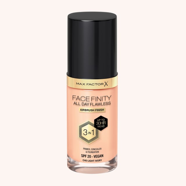 Facefinity All Day Flawless 3-In-1 Foundation 40 Light Ivory Facefinity All Day Flawless 3-In-1 Foundation 40 Light Ivory