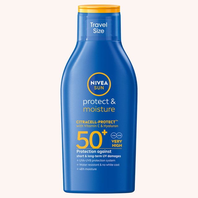 Protect & Moisture Sun Lotion SPF50+ Travel Size 100 ml Protect & Moisture Sun Lotion SPF50+ Travel Size 100 ml