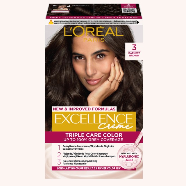 Excellence Crème 3 Darkest Brown Excellence Crème 3 Darkest Brown