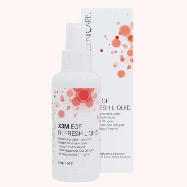 X3M EGF Glow Liquid X3M EGF Refresh Liquid Moisturizer 100 ml X3M EGF Glow Liquid X3M EGF Refresh Liquid Moisturizer 100 ml