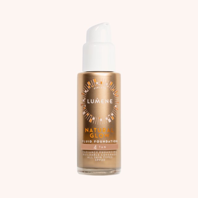 Natural Glow Fluid Foundation 4 Tan Natural Glow Fluid Foundation 4 Tan
