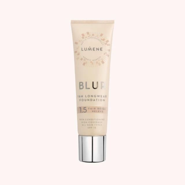 Blur 16H Longwear SPF15 Foundation 1.5 Fair Beige Blur 16H Longwear SPF15 Foundation 1.5 Fair Beige