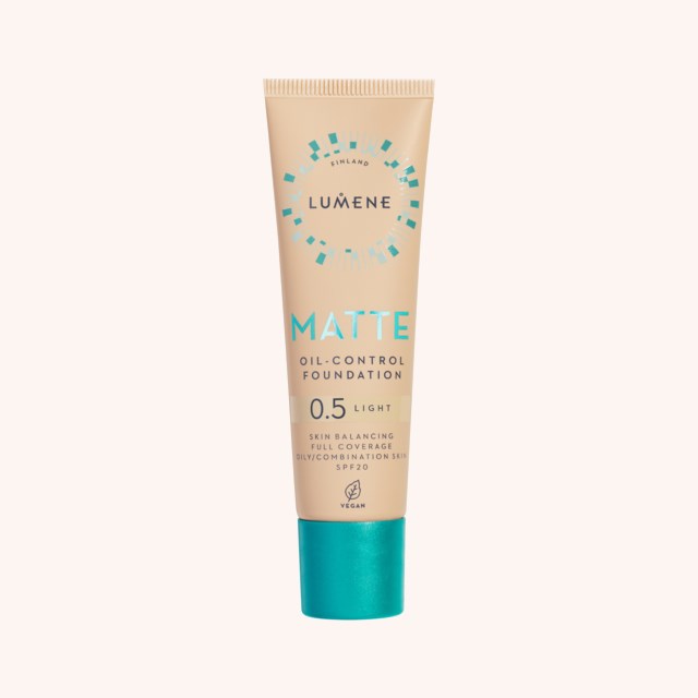 Matte Oil-Control Foundation SPF20 0.5 Light Matte Oil-Control Foundation SPF20 0.5 Light