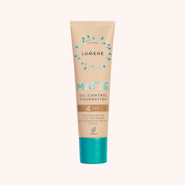 Matte Oil-Control Foundation SPF20 4 Tan Matte Oil-Control Foundation SPF20 4 Tan