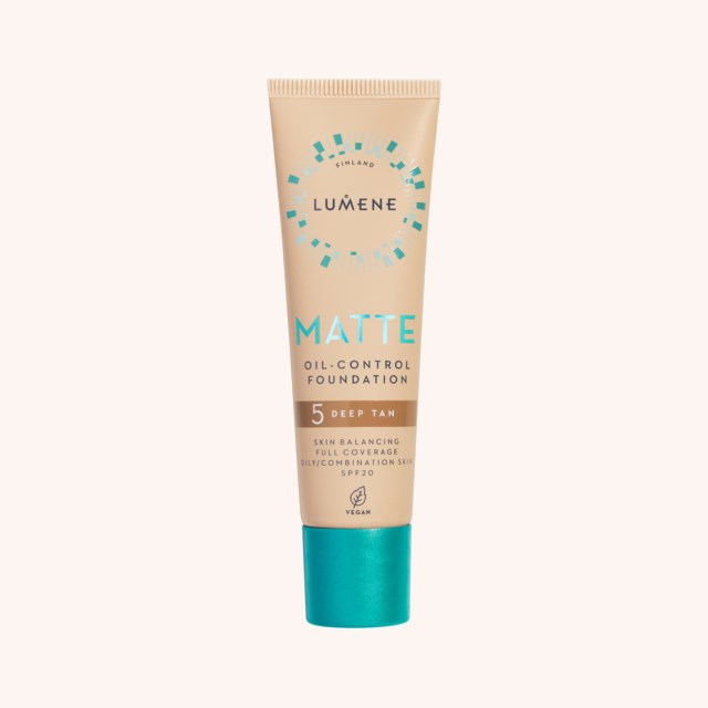 Matte Oil-Control Foundation SPF20 5 Deep Tan