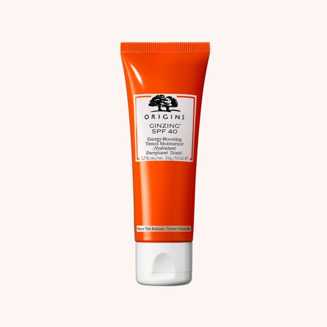 GinZing SPF40 Energy-Boosting Tinted Moisturizing Face Cream 50 ml