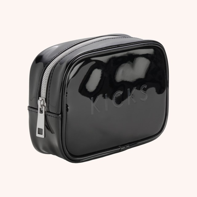 Small Boxy Make Up Bag Black Small Boxy Make Up Bag Black