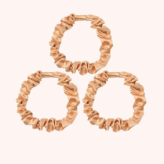 Slim Scrunchies 3-pack Beige