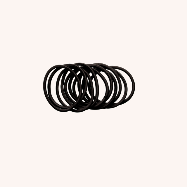 Hair Elastics Black 10 pcs Hair Elastics Black 10 pcs