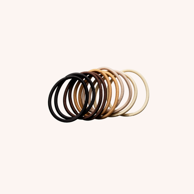 Hair Elastics Nude 10 pcs Hair Elastics Nude 10 pcs