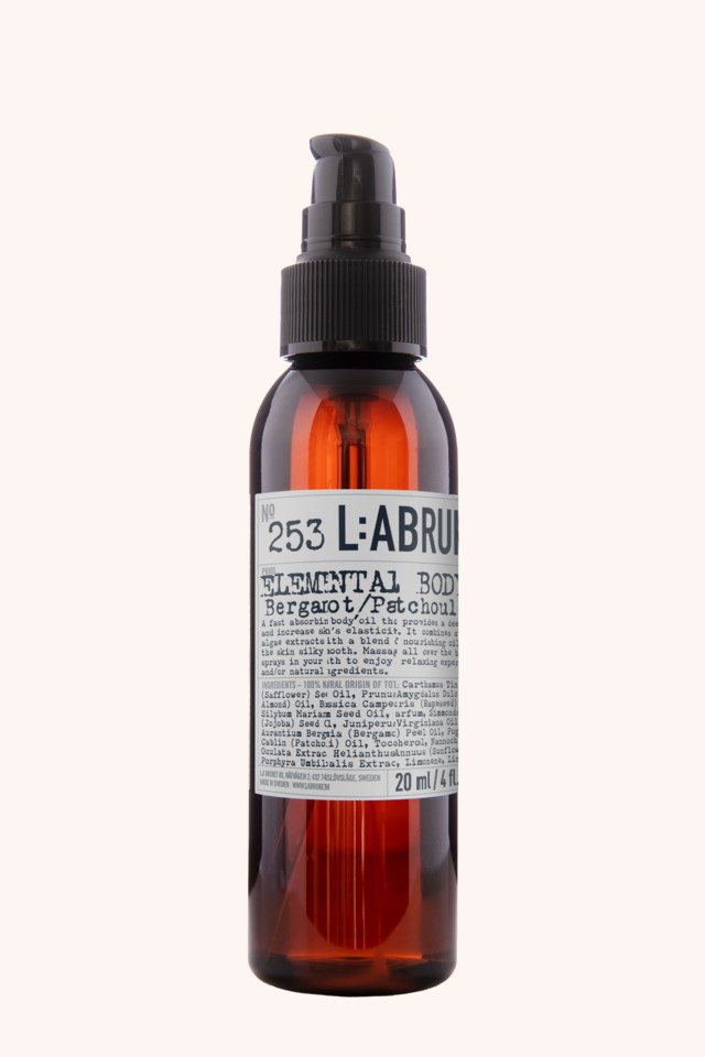 253 Body Oil Bergamot/Patchouli 120 ml 253 Body Oil Bergamot/Patchouli 120 ml