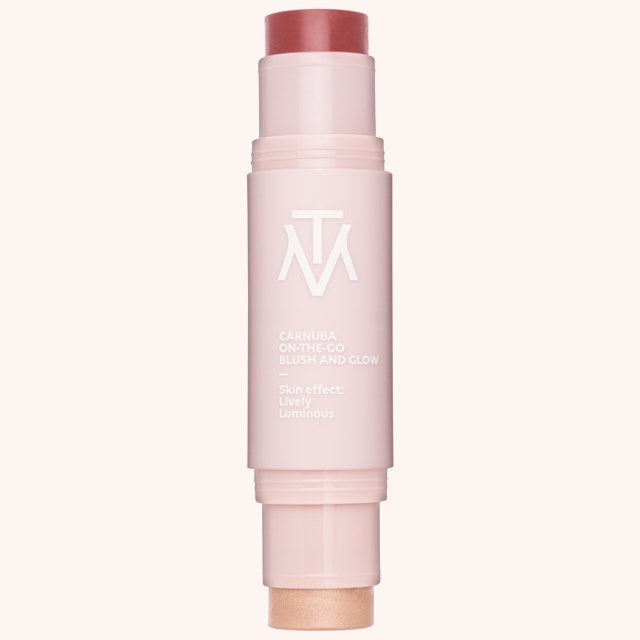 Carnuba On-the-go Blush And Glow Deep Berry And Rose Gold Carnuba On-the-go Blush And Glow Deep Berry And Rose Gold