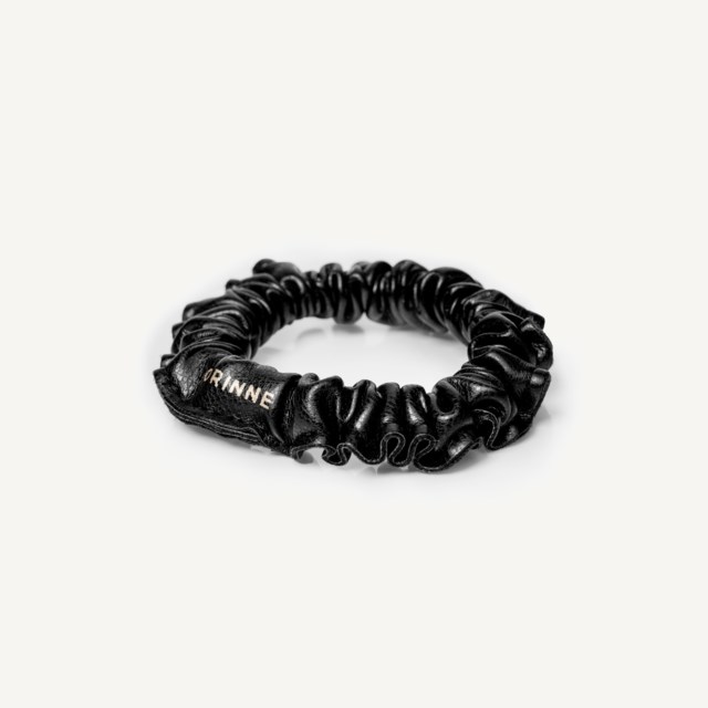 Vegan Scrunchie Narrow Black