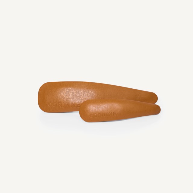 Vegan Barrette Big And Small 2-Pack Cream Vegan Barrette Big And Small 2-Pack Cream