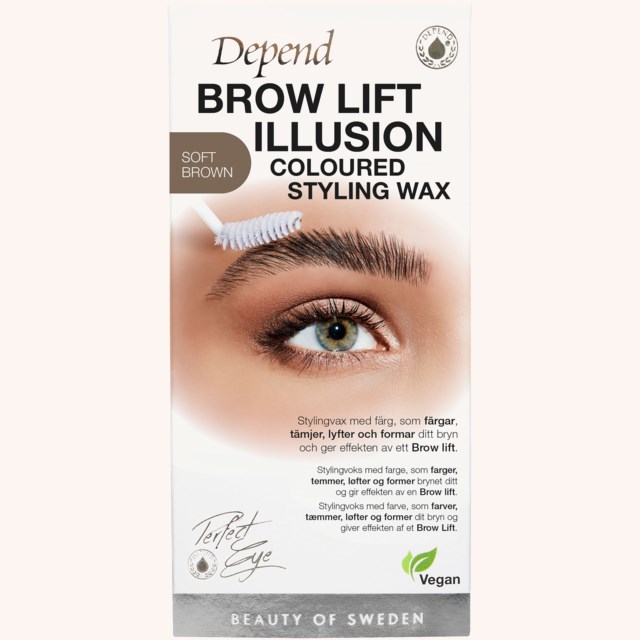 Perfect Eye Brow Illusion Wax Soft Brown Perfect Eye Brow Illusion Wax Soft Brown