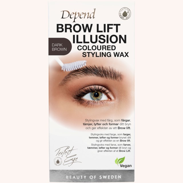 Perfect Eye Brow Illusion Wax Dark Brown Perfect Eye Brow Illusion Wax Dark Brown