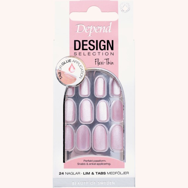 Design Selection Oval Artificial Nail Lady Stardust Design Selection Oval Artificial Nail Lady Stardust