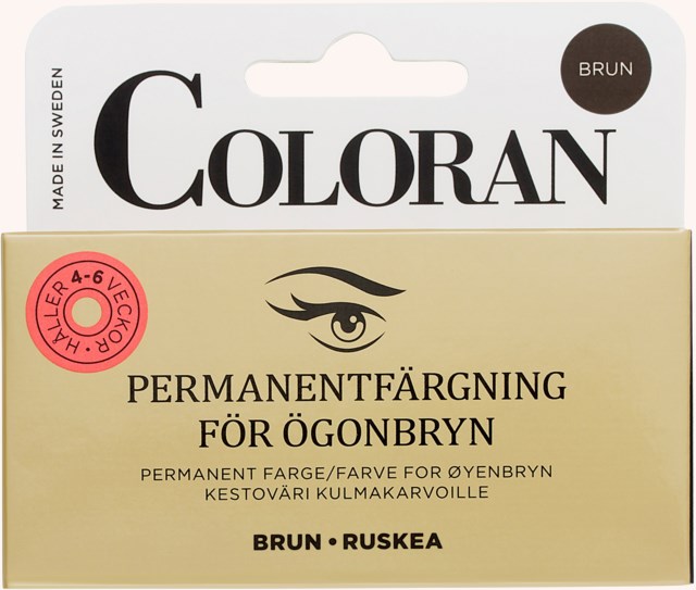 Coloran Permanent Eyebrow Color Brown Coloran Permanent Eyebrow Color Brown