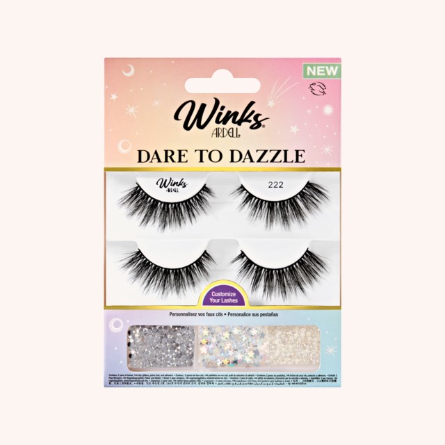 Winks Dare to Dazzle False Lashes 222 Diamonds & Pearls Winks Dare to Dazzle False Lashes 222 Diamonds & Pearls