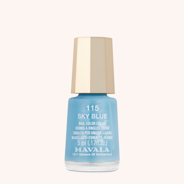 Mini Nail Polish Color Block Collection Sky Blue
