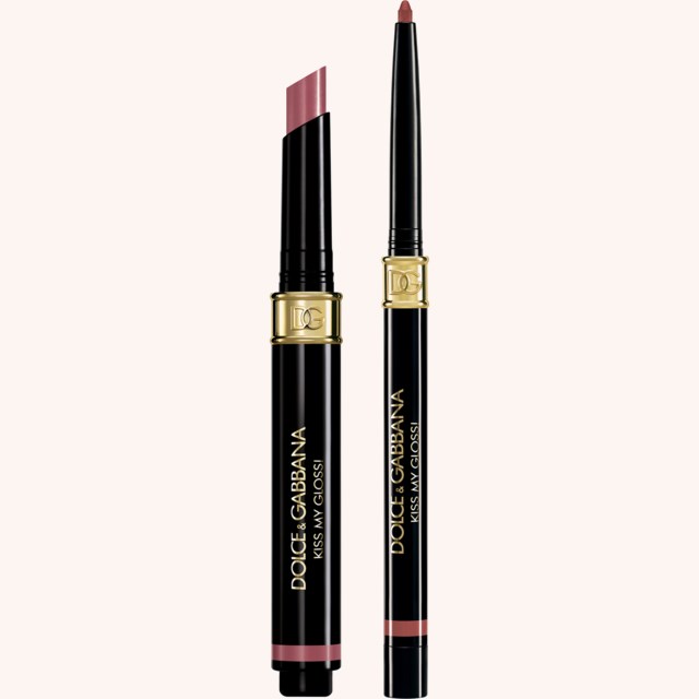 Kiss My Gloss! 4D Gloss Stick & Lip Liner Duo 02 Giggle Kiss My Gloss! 4D Gloss Stick & Lip Liner Duo 02 Giggle