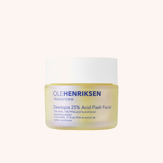 Transform Dewtopia 25% Acid Flash Facial Mask 50 ml Transform Dewtopia 25% Acid Flash Facial Mask 50 ml