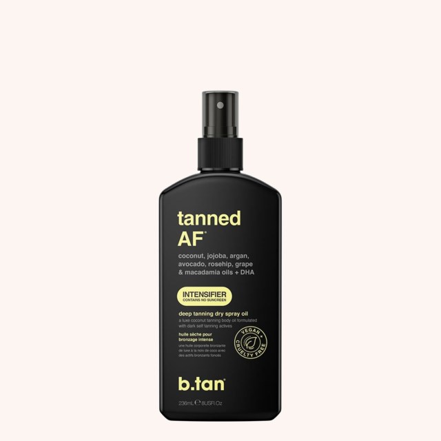 Tanned AF Intensifier Deep Tanning Dry Spray Oil 236 ml Tanned AF Intensifier Deep Tanning Dry Spray Oil 236 ml