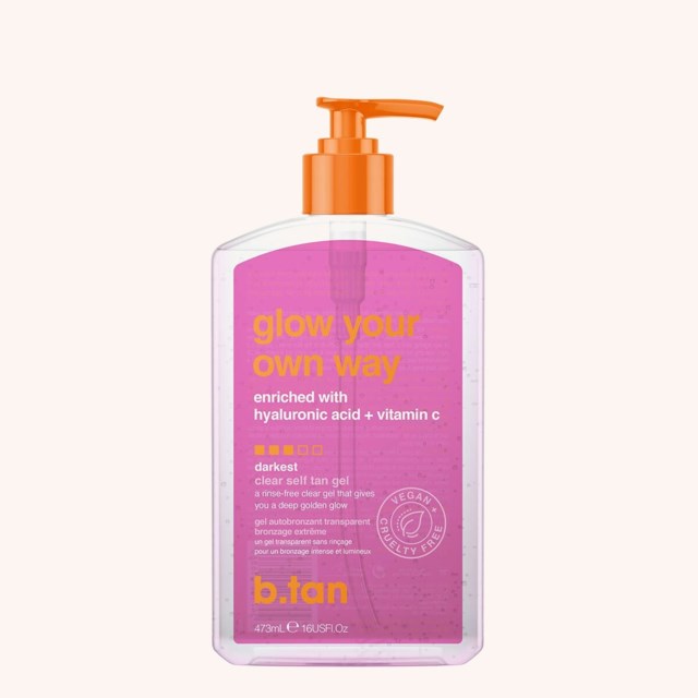 Glow Your Own Way Clear Self Tan Gel 473 ml Glow Your Own Way Clear Self Tan Gel 473 ml
